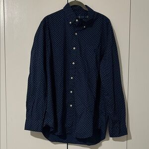 Ralph Lauren Dark Blue Geometric Shirt